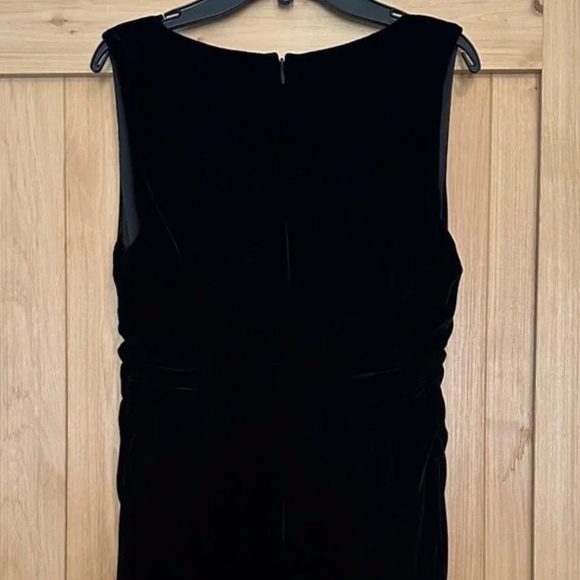 Tory Burch Black Velvet V-Neck Midi Dress NWT | Size 4 | $698 Retail - Picture 9 of 11